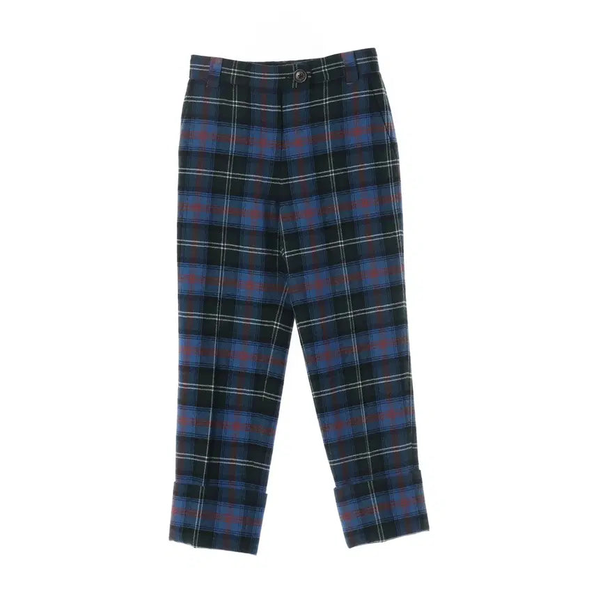 [BUNJANG] Vivienne Westwood Check Pattern Wool Pants / 비비안 웨스트우드 체크 패턴 울 팬츠