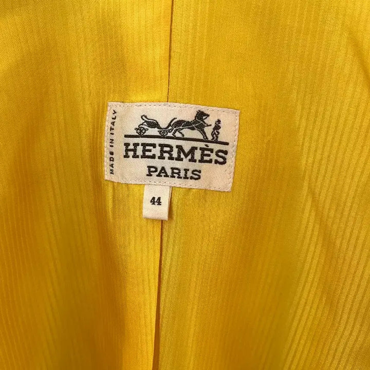 [BUNJANG] Hermes Yellow Wool Blazer 44 / 에르메스 옐로우 울 블레이저 44
