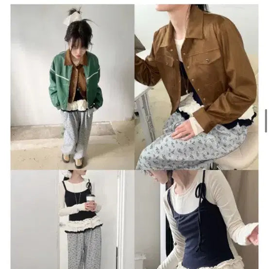 [BUNJANG] Kimahop Aftermonday Layered Frill Bustier Top / 레이어드 프릴 뷔스티에 티셔츠 김아홉 에프터먼데이 빈티지 모리걸