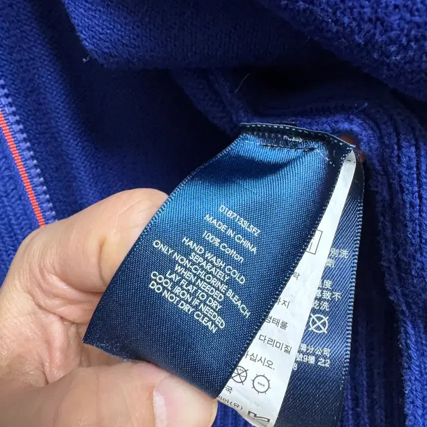 [BUNJANG] Polo Ralph Lauren Zip-up Jacket Blue / 폴로 랄프로렌 집업 블루 100
