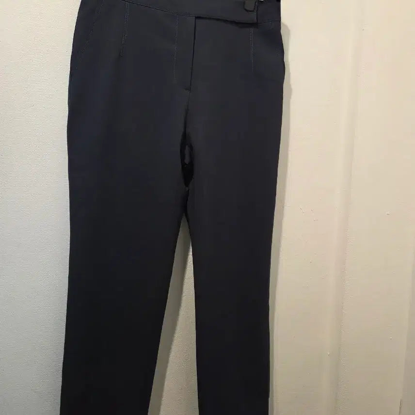 [BUNJANG] SJSJ Navy Basic Slacks Pants / SJSJ 네이비 기본 슬랙스 바지