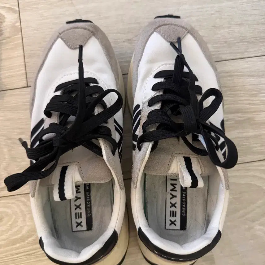 [BUNJANG] Xexymix Sneakers (White/Gray) - 230mm / 젝시믹스 운동화 흰색/회색 스니커즈230미리