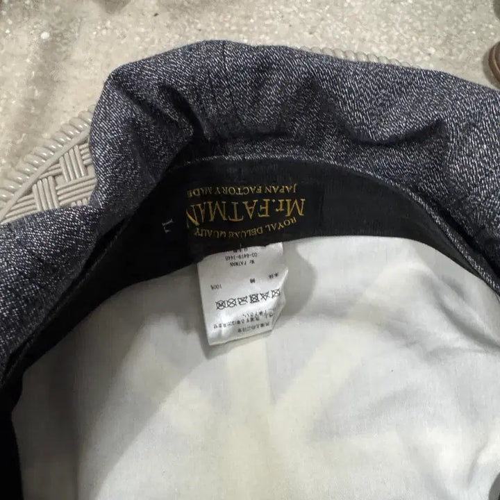 [BUNJANG] Mr. Fatman Linen Gasket Cap Hat (L) / 미스터팻맨 린넨 가스켓 캡 모자 L사이즈