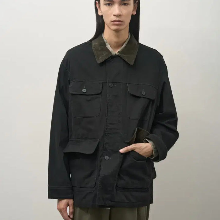 [BUNJANG] Rough Side Pointer Jacket Ash Black Size 2 / 러프사이드 포인터자켓 애쉬블랙 2사이즈