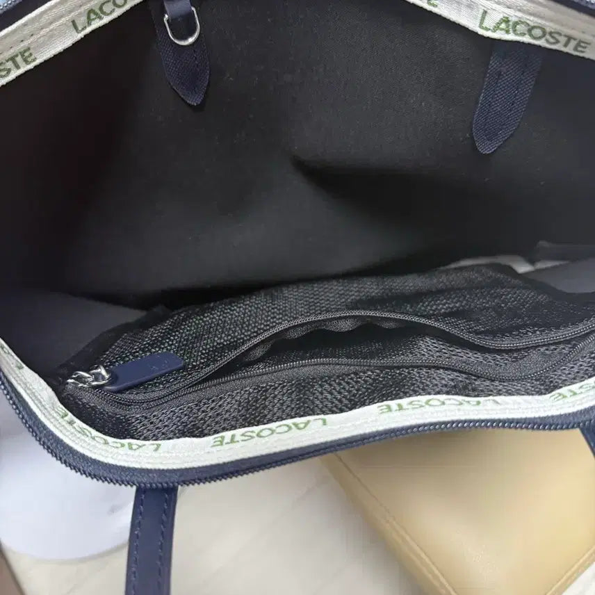 [BUNJANG] Lacoste Leather Eco Bag / 라코스테 가죽 에코백