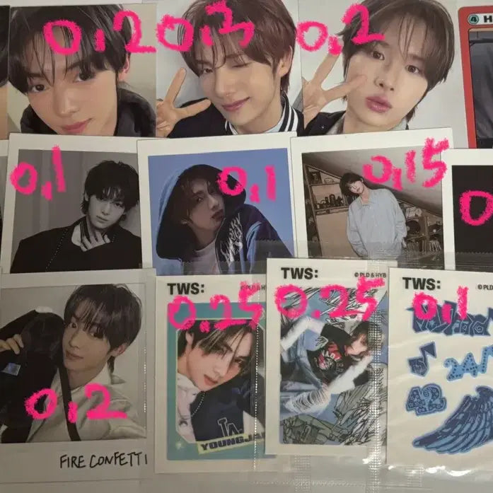[SOLD OUT] 투어스 포카 공굿 엽서 띠부씰 양도 판매