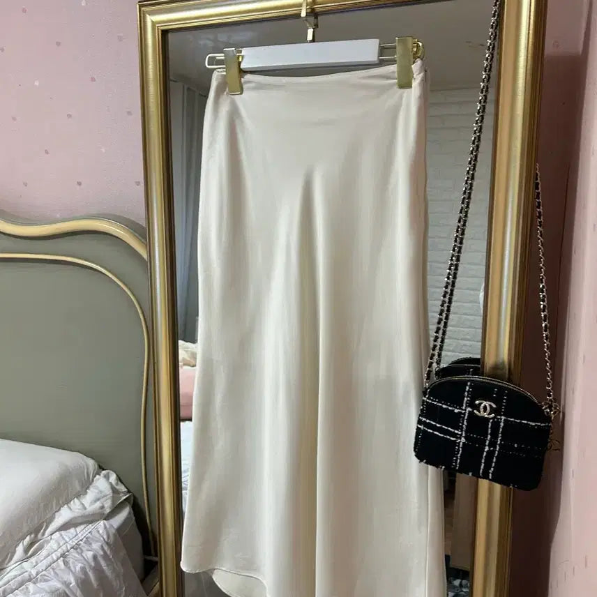 [BUNJANG] Satin Skirt / 새틴스커트