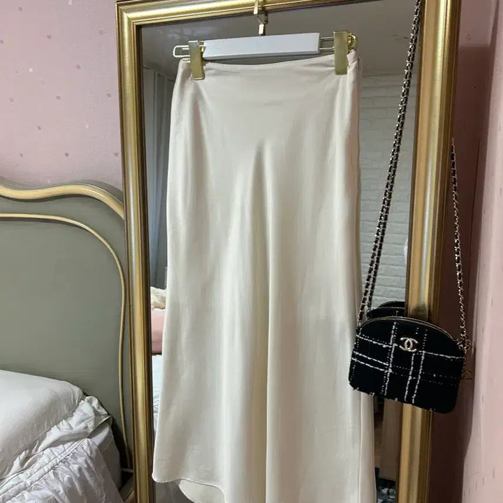 [BUNJANG] Satin Skirt / 새틴스커트