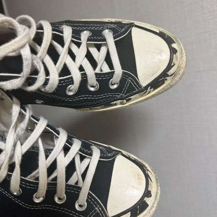 [BUNJANG] Converse Chuck 70 Floral High Sneakers / 컨버스 척 70 하이 플로랄 블랙 스니커즈