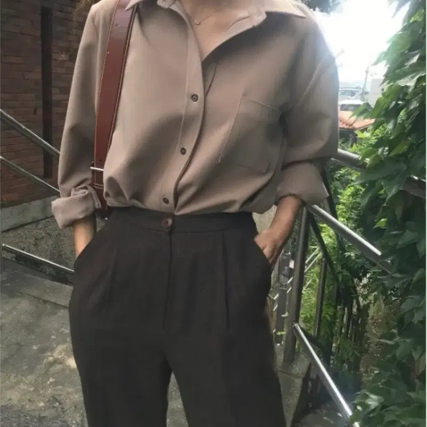 [BUNJANG] Sienne Herringbone Wool Slacks / 시엔느 헤링본 울슬랙스