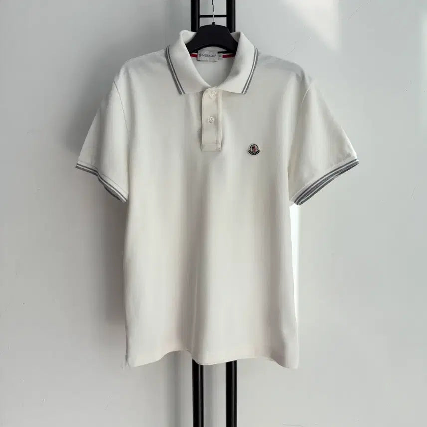 [BUNJANG] Moncler Pique Polo Shirt / 정품 몽클레르 Moncler 피케 카라 반팔 티셔츠
