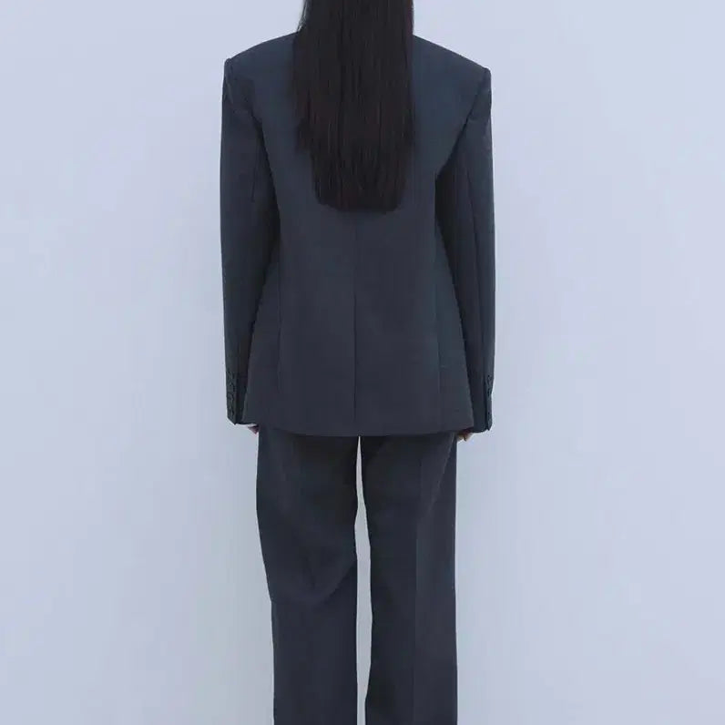 [BUNJANG] Maison Marais Notched Collar 3 Buttons Jacket Charcoal / Maisonmarais(메종마레) 자켓