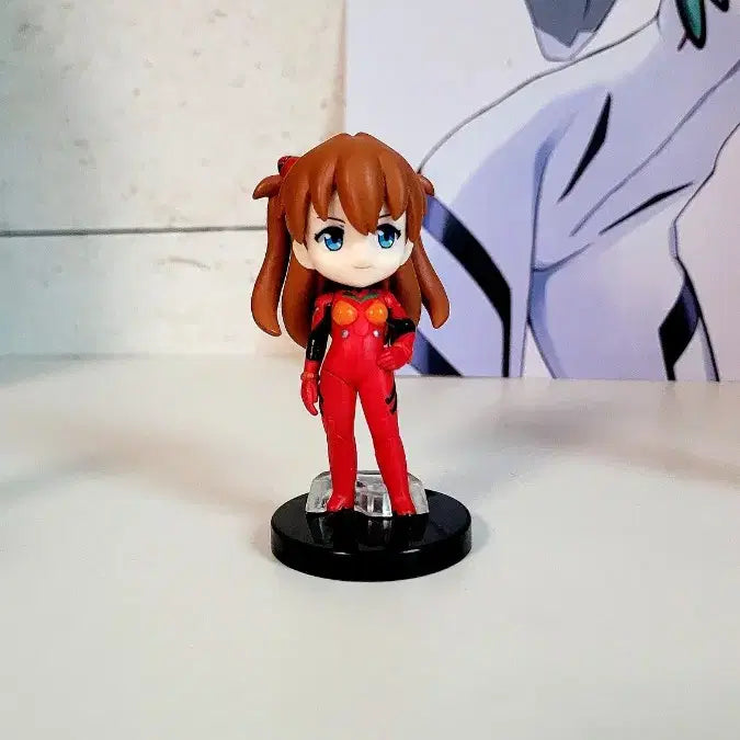 [BUNJANG] Evangelion Asuka Deformed Mini Figure / 레어 에반게리온 아스카 디포르메 미니 피규어
