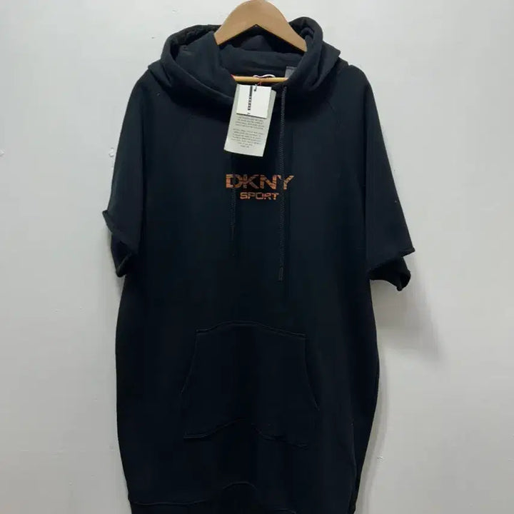 [BUNJANG] DKNY Sport 반팔 기모 후드 원피스 새상품 M / DKNY Sport 반팔 기모 후드 원피스 새상품 M