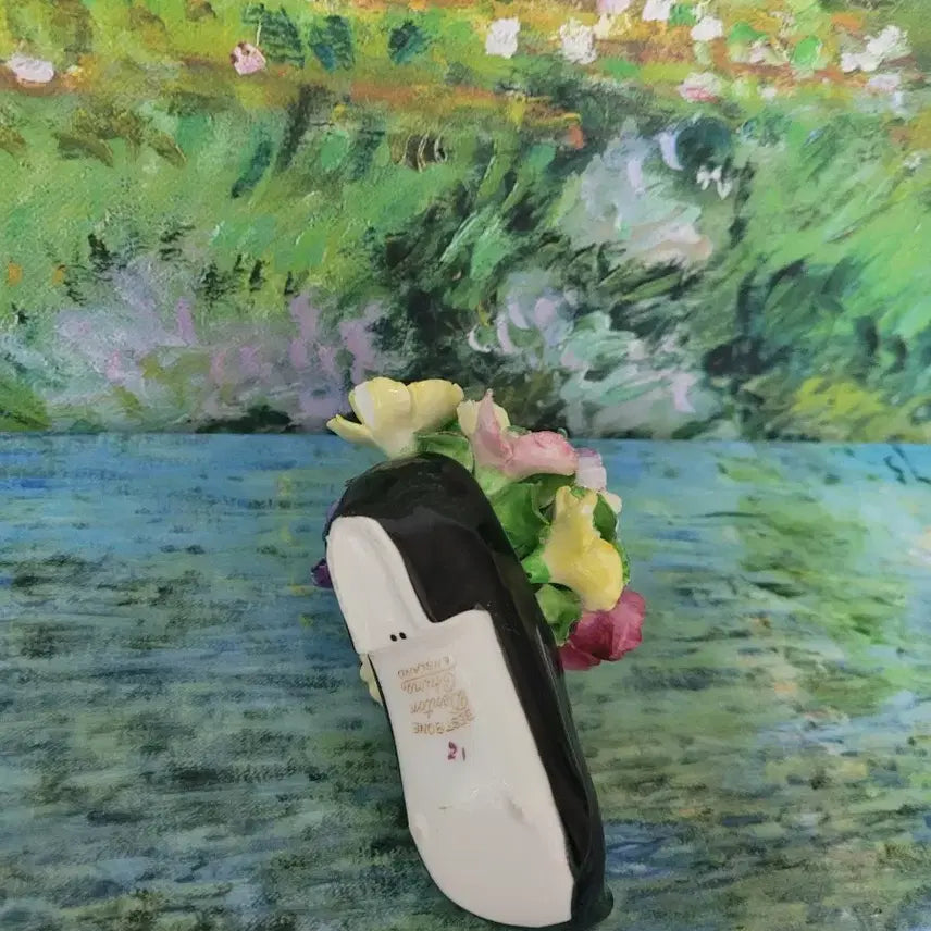 [BUNJANG] Denton Flower Design Boots / 덴톤 신발 꽃포지