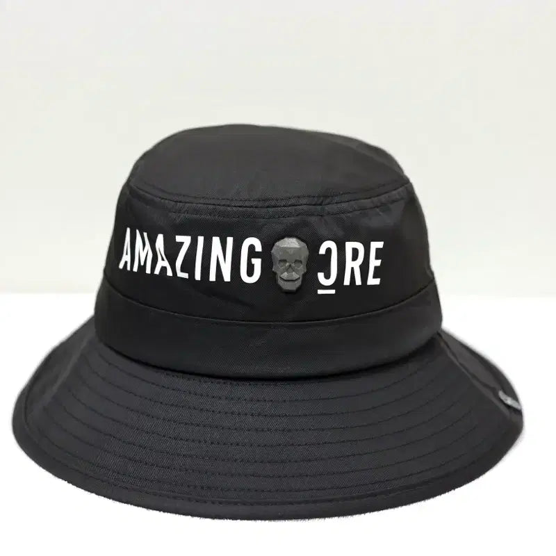 [BUNJANG] Amazingcre Black Bucket Hat Golf Cap / 어메이징크리 블랙 버킷햇 골프모자