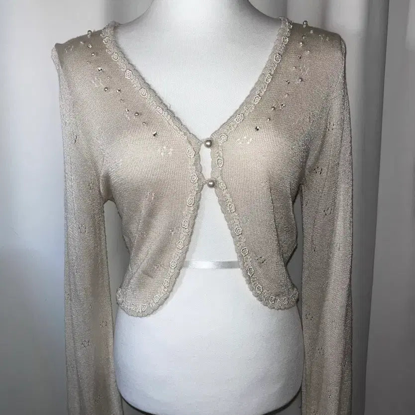 [BUNJANG] Pinterest Balletcore Bolero Cardigan / pinterest mood. 발레코어 볼레로 가디건