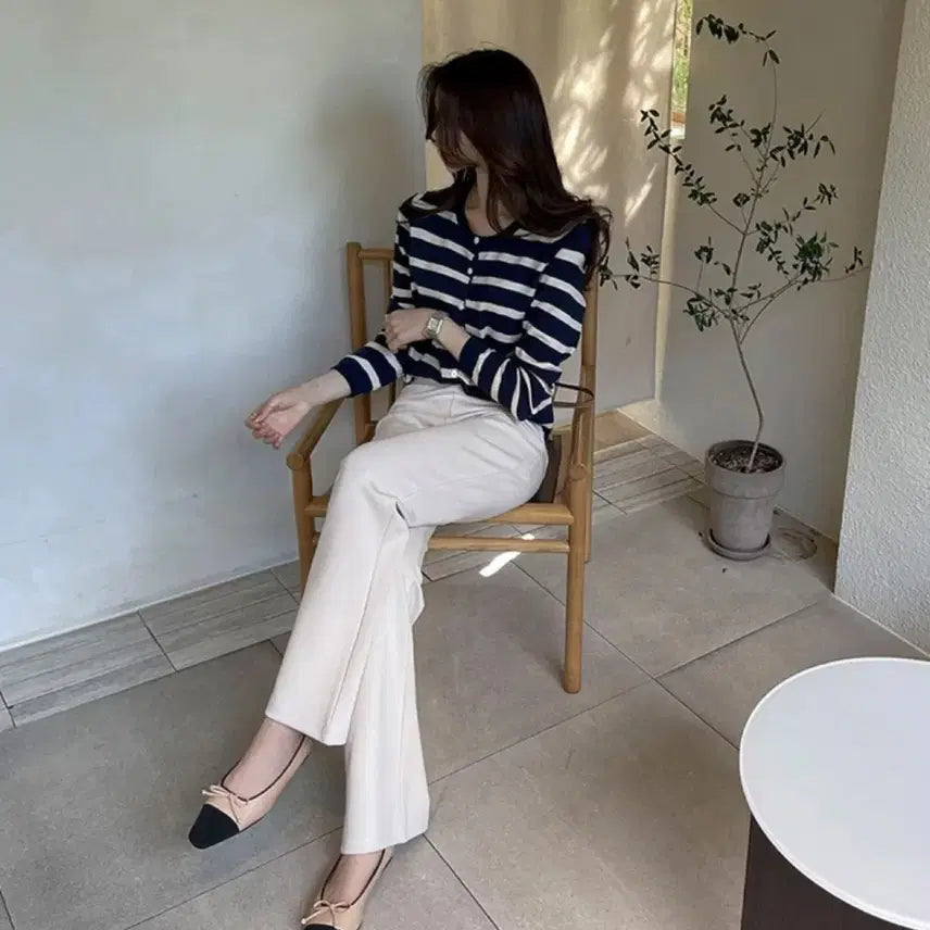 [BUNJANG] Flymodel Semi-Bootcut Slacks / 플라이모델 슬랙스세미부츠컷