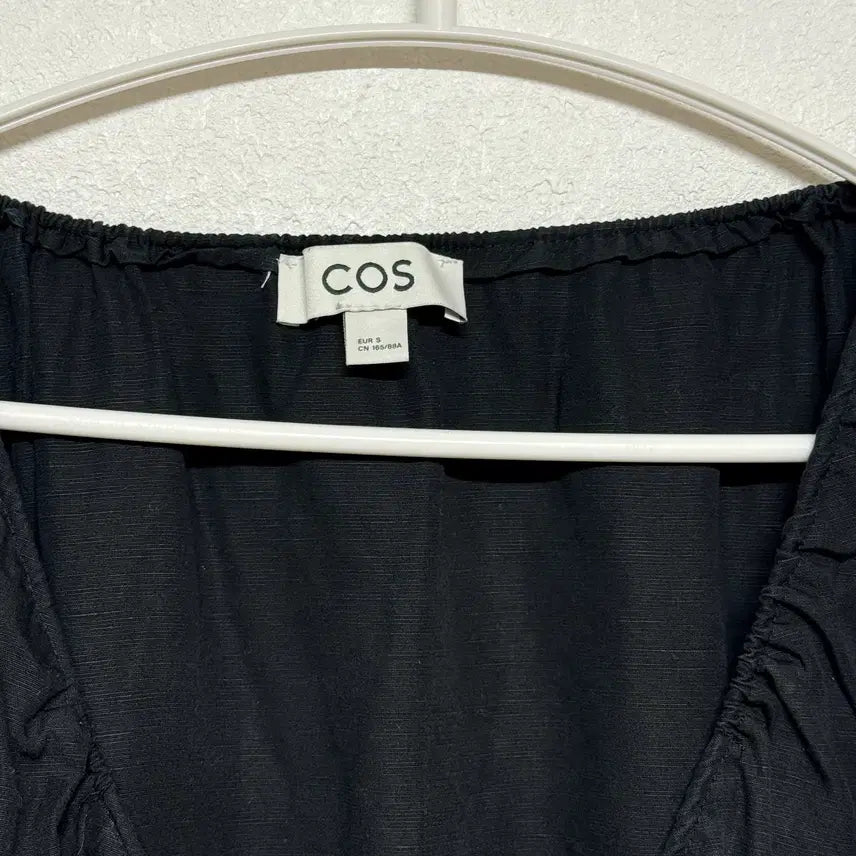 [BUNJANG] COS Black Wrap Dress Size S / 코스 블랙 랩 원피스 S