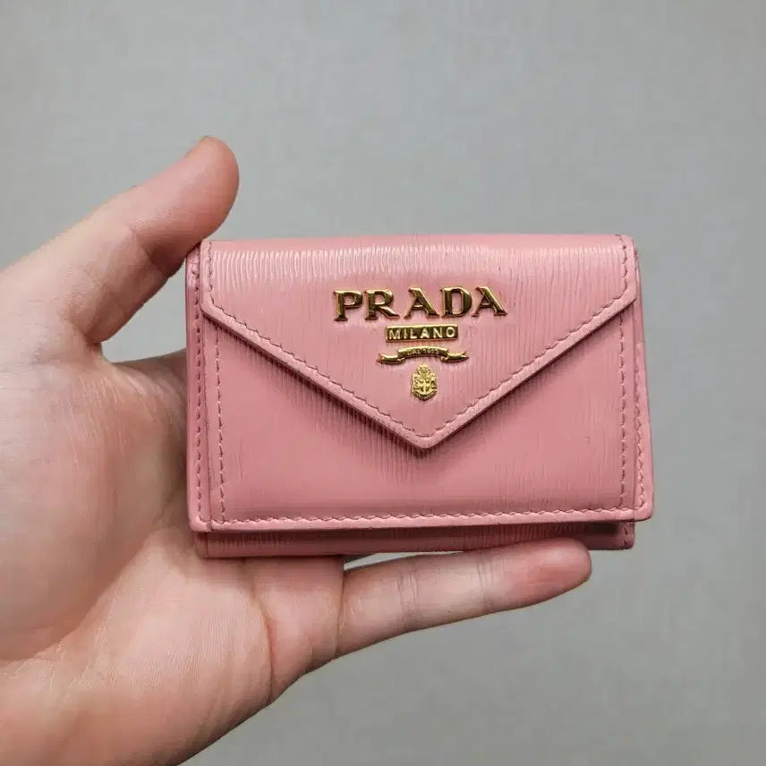 [BUNJANG] Prada Vitello Mini Trifold Card Wallet / (풀구성)프라다 비텔로 미니 3단 카드지갑