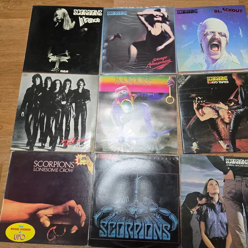[BUNJANG] Scorpions LP Vinyl Collection / 스콜피온즈 LP 음반 모음