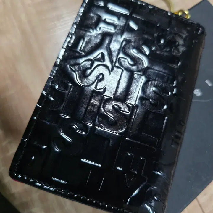 [BUNJANG] Sisley Card Wallet + Keyring / 시슬리 카드지갑 블랙 + 키링