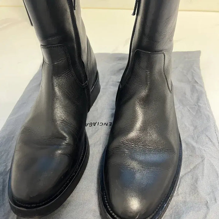 [BUNJANG] Balenciaga Logo Boots (Size 41) / 발렌시아가 로고 부츠 사이즈 41