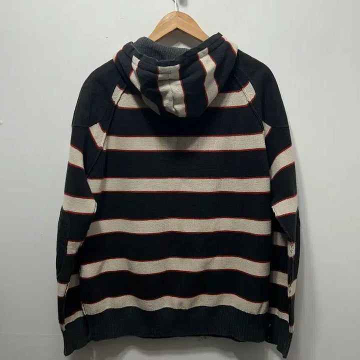 [BUNJANG] Firetrap Striped Hooded Knit XL / Firetrap 스트라이프 후드 니트 XL