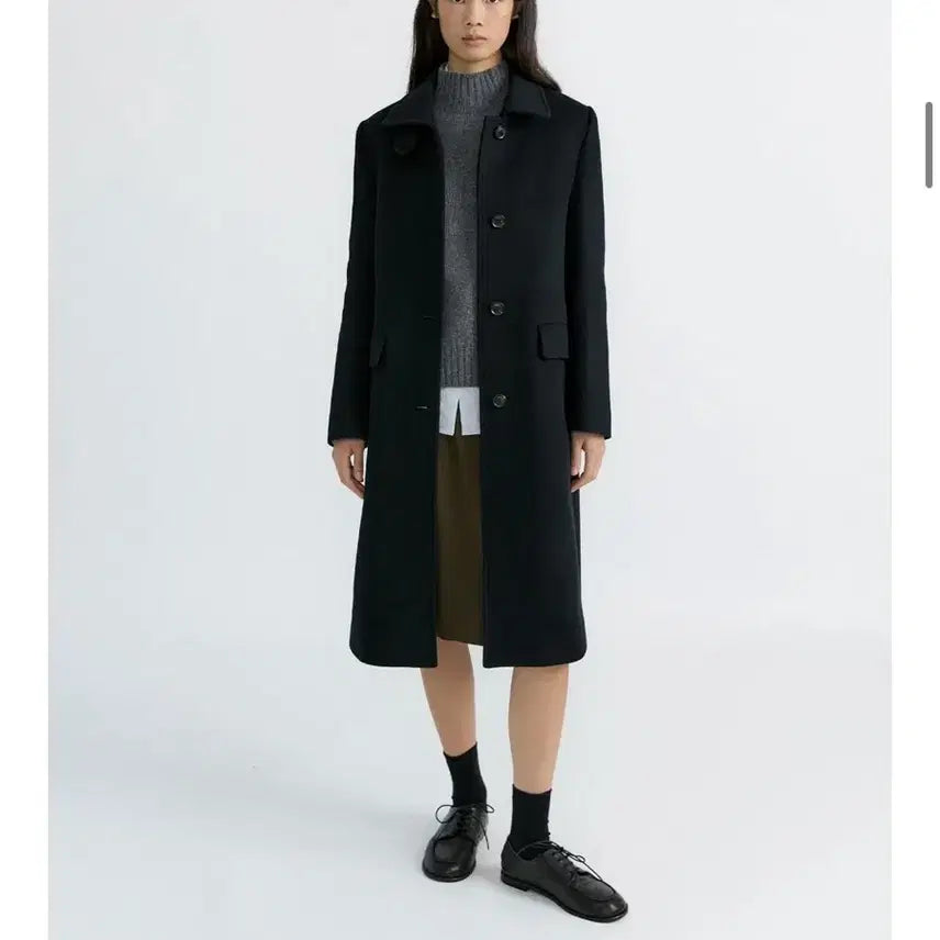 [BUNJANG] Azzert Black Coat / 아쎄르 코트