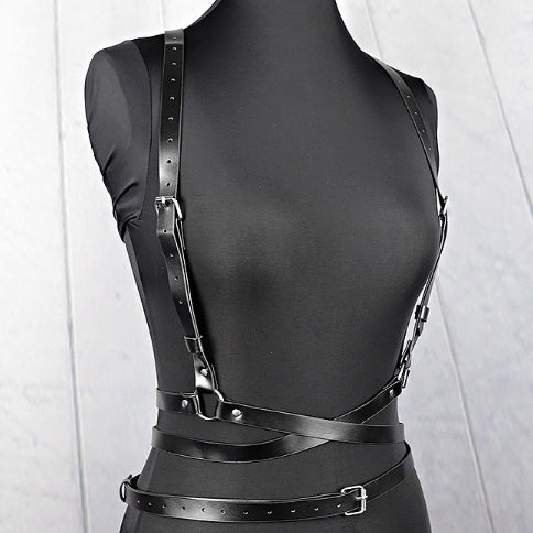 [BUNJANG] Double X Harness Body Strap Harness / 더블엑스하네스 바디스트랩 하네스 무대 섹시 포인트
