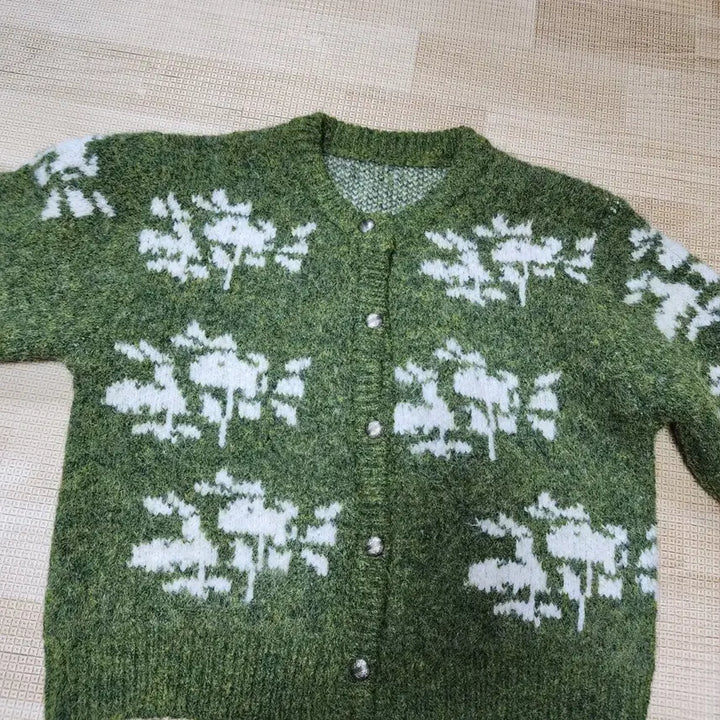 [BUNJANG] Wool Thick Nordic Knit Cardigan / 울도톰 노르딕니트가디건(새상품)