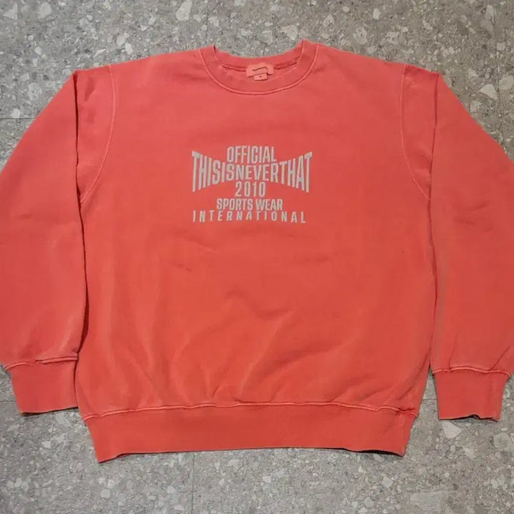 [BUNJANG] thisisneverthat Pigment Dyed Sweatshirt (M) / 디스이즈네버댓 피그먼트 다잉 스웻셔츠 (M)