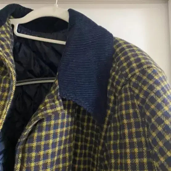 [BUNJANG] Quilted Corduroy Jacket / 체크 퀼팅 코튜로이 자켓