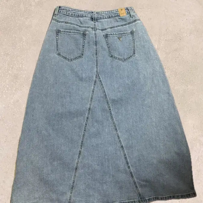 [BUNJANG] Guess A-Line Denim Long Skirt / 게스 A라인 데님 롱 스커트