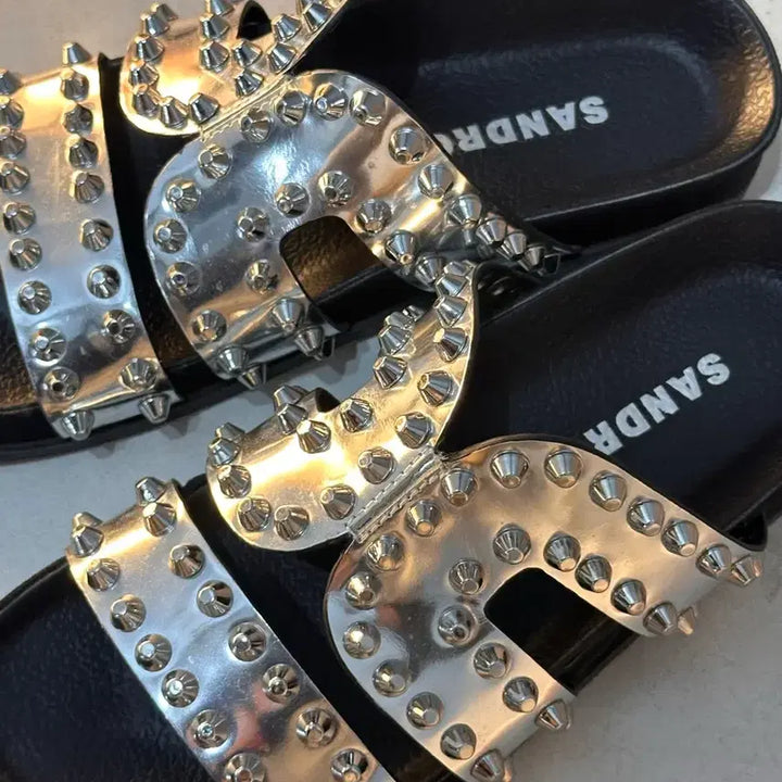[BUNJANG] Sandro Studded Sandals / 산드로 샌들 sandro 신발 슬리퍼 스터드