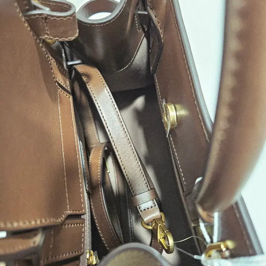 [BUNJANG] Brown Tote Shoulder Bag / 브라운 토트백 숄더백 여성 가방