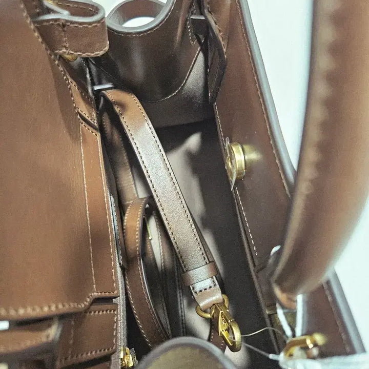 [BUNJANG] Brown Tote Shoulder Bag / 브라운 토트백 숄더백 여성 가방