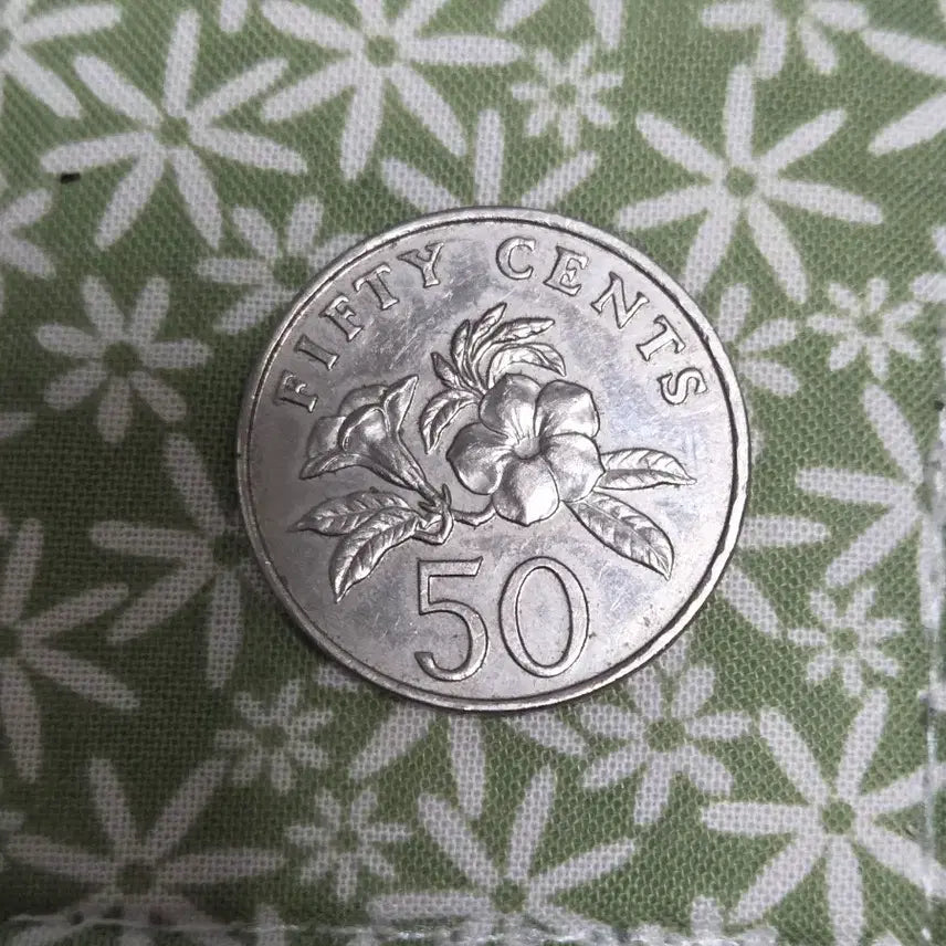 [BUNJANG] Singapore 50 Cent Coin 1995 / 싱가포르 50센 1995년
