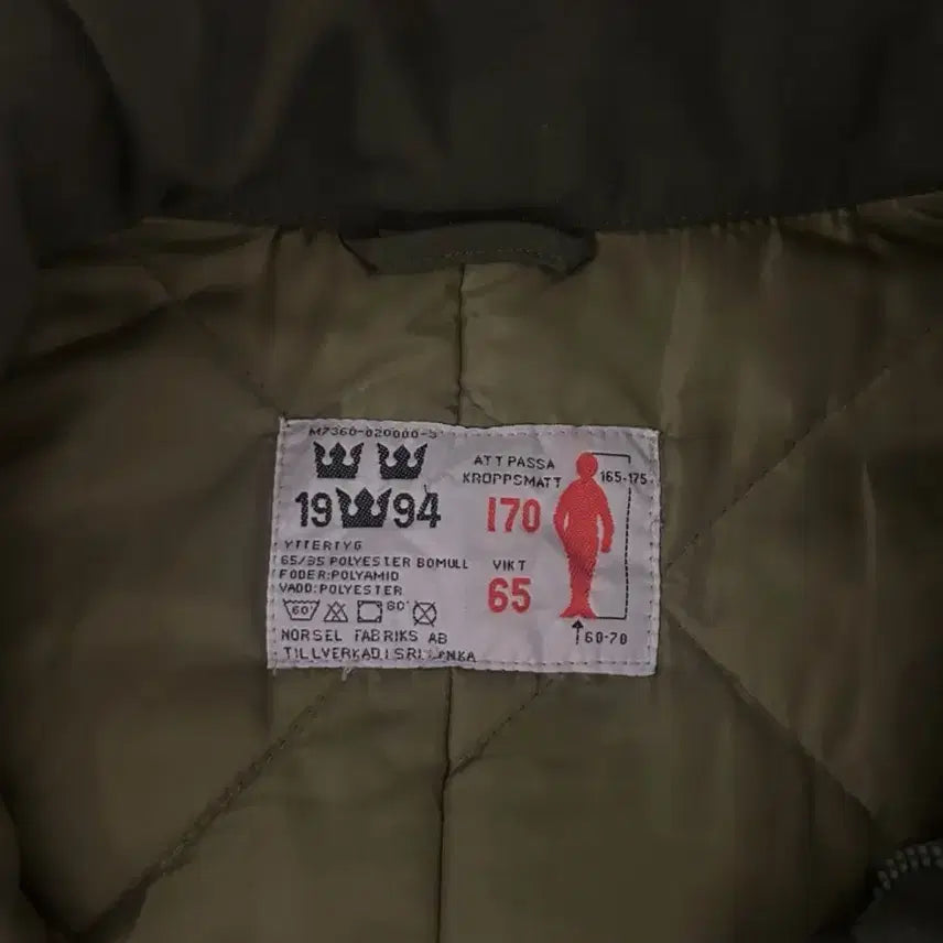 [BUNJANG] Swedish Army M-90 Field Jacket / 스웨덴군 야상 m-90