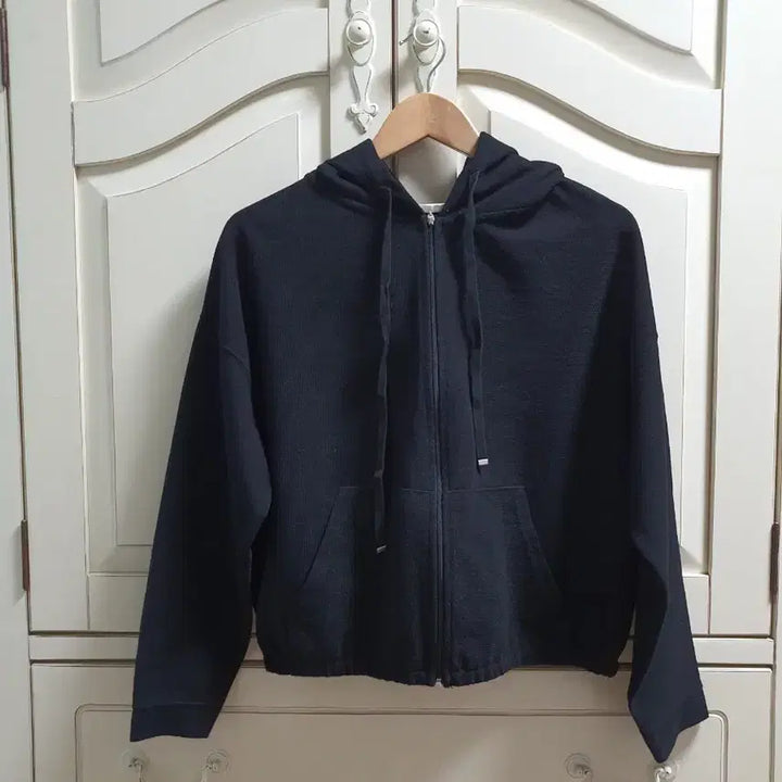 [BUNJANG] BR Brunch Hoodie Zip-up (Black) / br 브런치 후드 집업 (블랙)