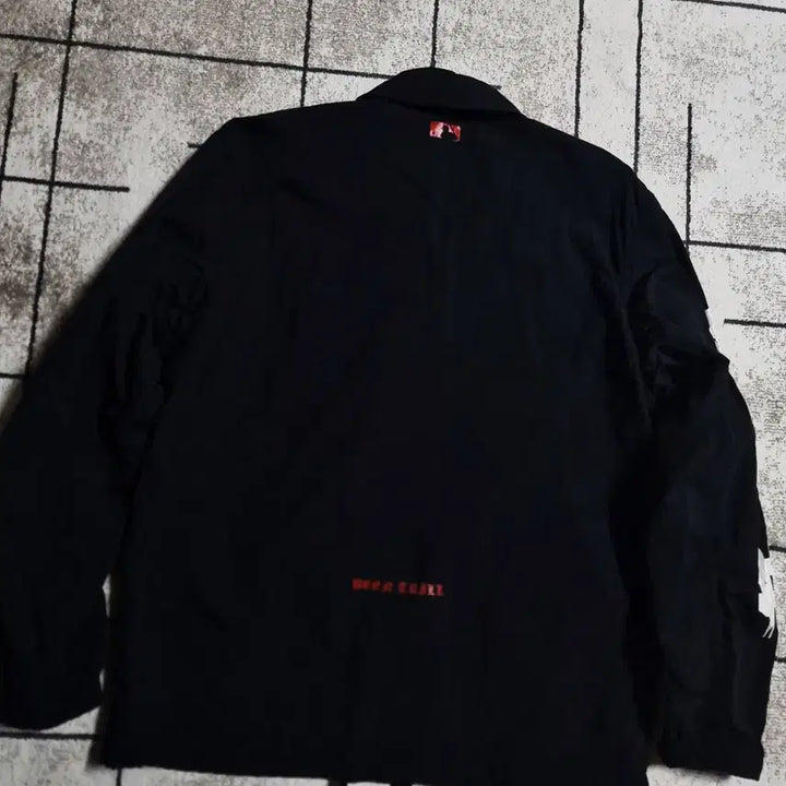 [BUNJANG] MLB X VINTRILL Varsity Black Jacket Size L / MLB X 빈트릴 콜라보 바시티 블랙 자켓 사이즈 L