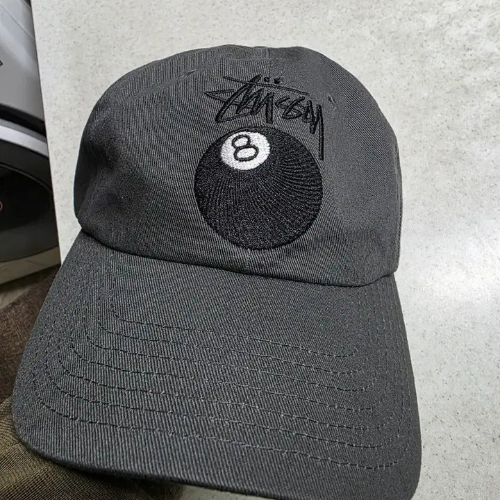 [BUNJANG] Stussy Stock 8 Ball Low Pro Cap Dark Grey / 택포)스투시 스탁 8볼 로우 프로 캡 다크 그레이