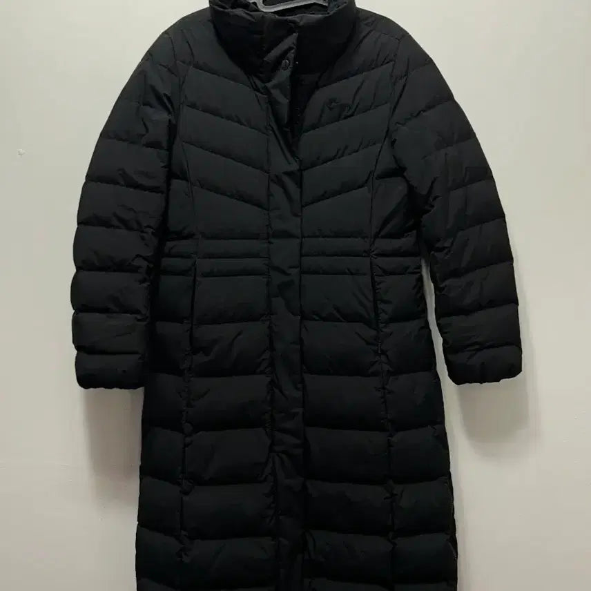 [BUNJANG] Nepa Black Long Down Padded Coat M / 네파 블랙 롱 다운 패딩 코트 점퍼 M