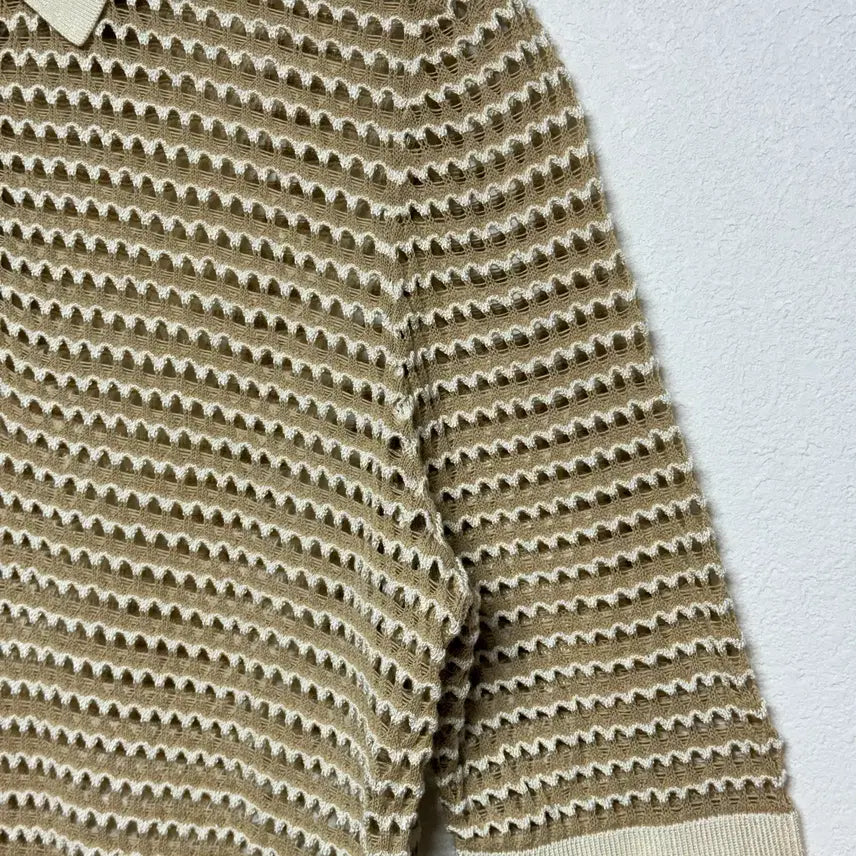 [BUNJANG] COS Punching Collar T-Shirt M / 코스 펀칭 카라티 m