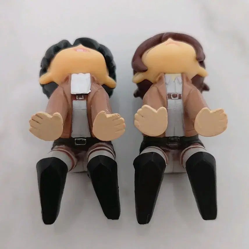 [BUNJANG] Attack on Titan Levi Sasha Bundle Figure Set / 진격의 거인 체조 피규어 리바이 샤샤 일괄