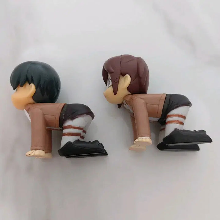 [BUNJANG] Attack on Titan Levi Sasha Bundle Figure Set / 진격의 거인 체조 피규어 리바이 샤샤 일괄