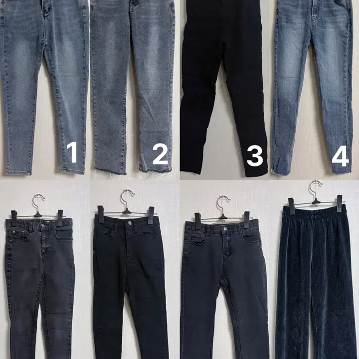 [BUNJANG] Assorted Jeans Bundle (8 Pieces) / [옷장정리] 청바지/블랙진 모음 (총 8벌)