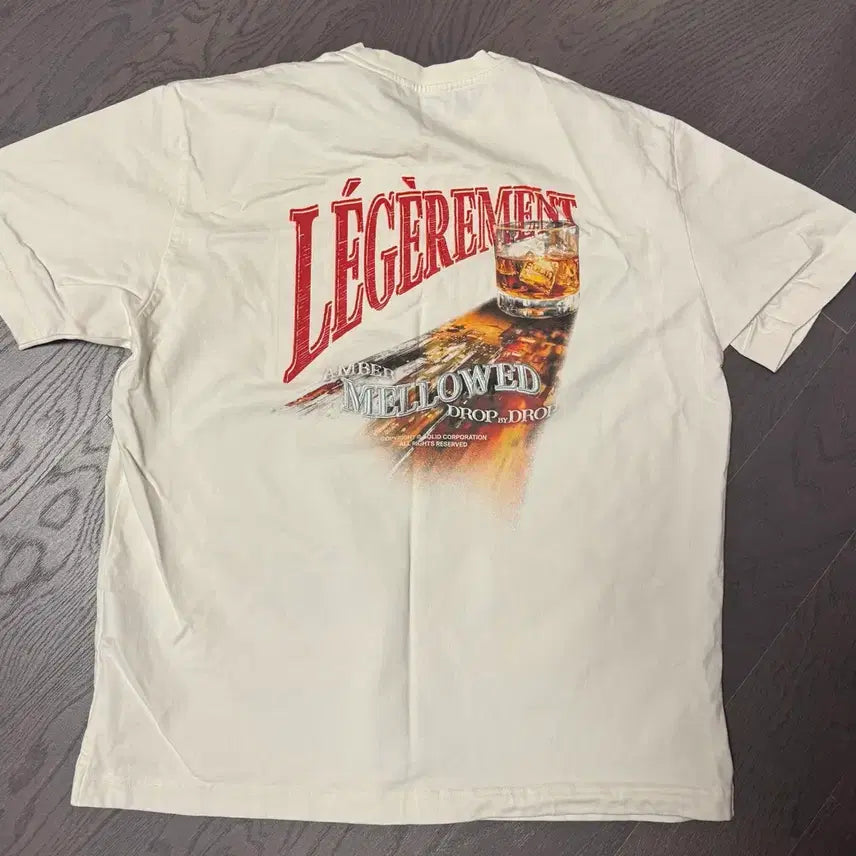 [BUNJANG] Solid Homme Beige Leserman Graphic T-Shirt / 솔리드옴므 베이지 레제르망 그래픽 티셔츠