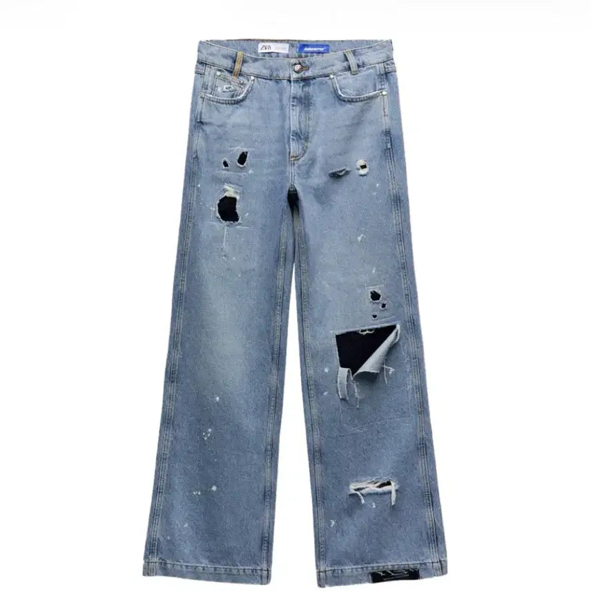[BUNJANG] ZARA x ADER Error Patchwork Jeans Blue Size 36 / [36] 자라 x 아더에러 패치워크 진 블루
