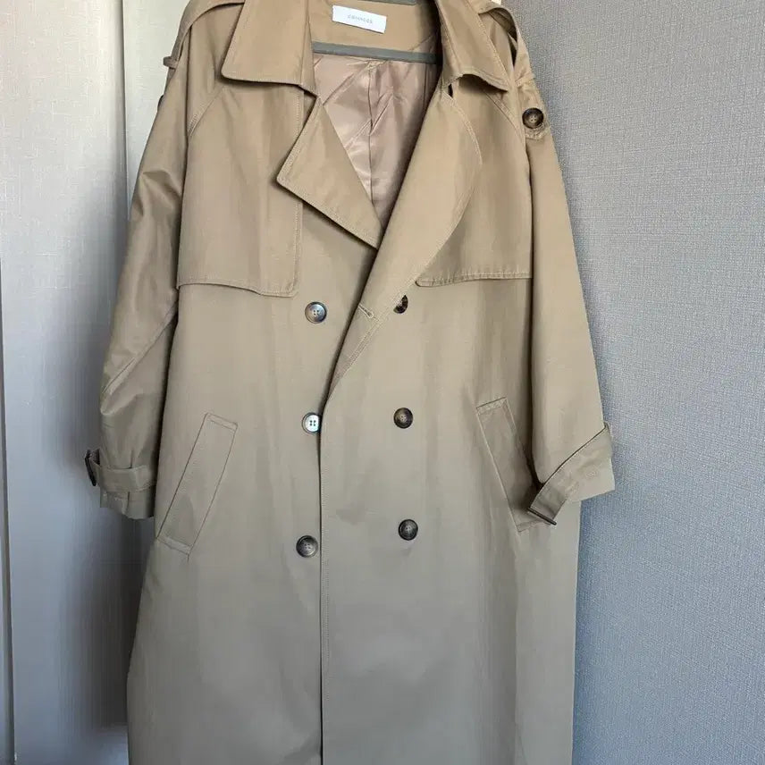 [BUNJANG] CoinKozz Beige Trench Coat / (새상품) 코인코즈 베이지 트렌치코트